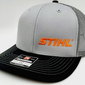 Stihl Chainsaws Outdoor Machinery Richardson 112 Trucker Embroider Mesh Hat Cap